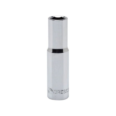 Weller Crescent 15 mm X 3/8 in. drive Metric 6 Point Deep Socket 1 pc CDDS45N
